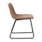 Flash Furniture 18" Light Brown LeatherSoft Dining Chairs, 2PK ET-ER18345-18-LB-BK-GG - alternate 7